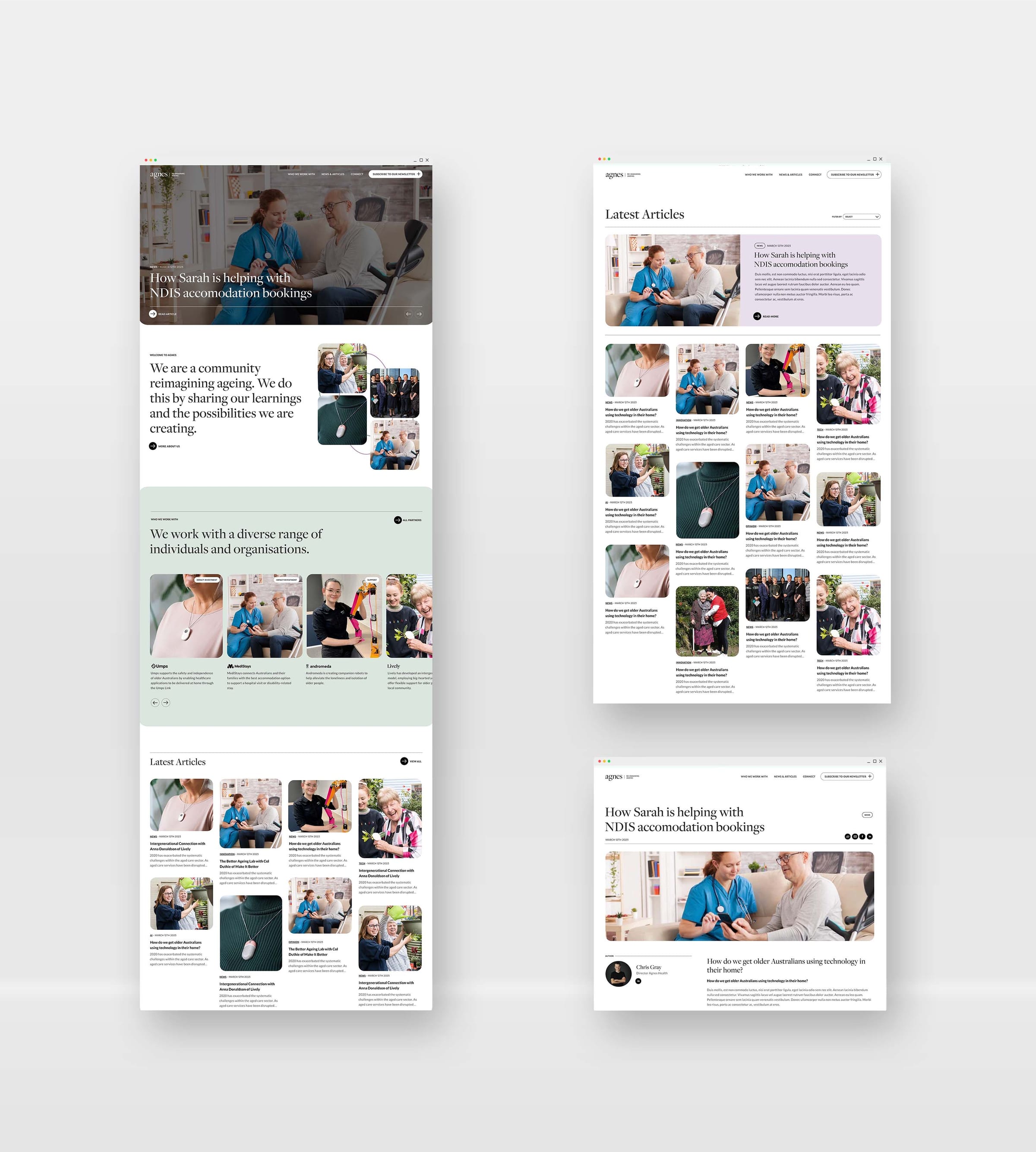 Agnes design mock-up 2