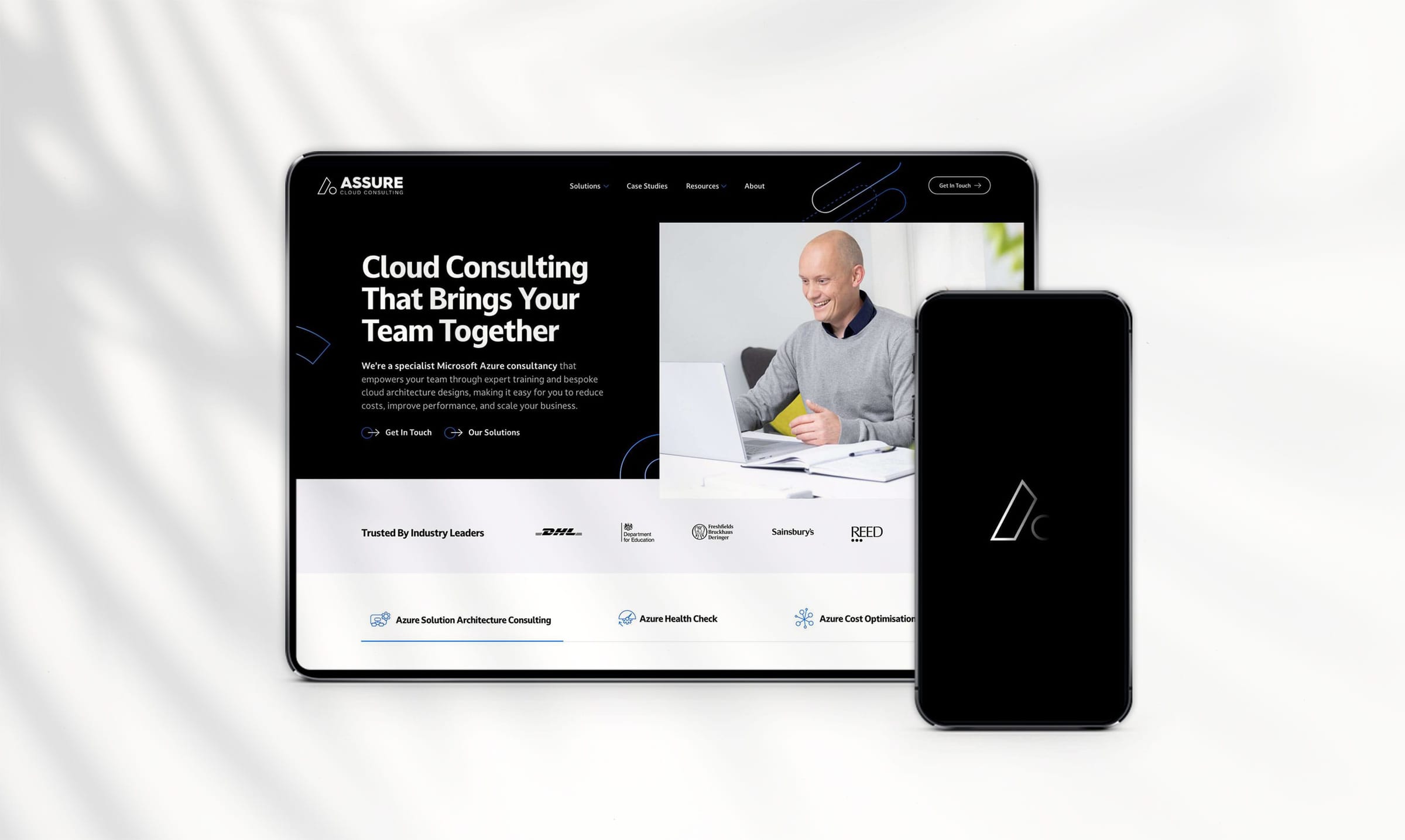 Assure Cloud Consulting - Website for a cloud consultancy following a company rename