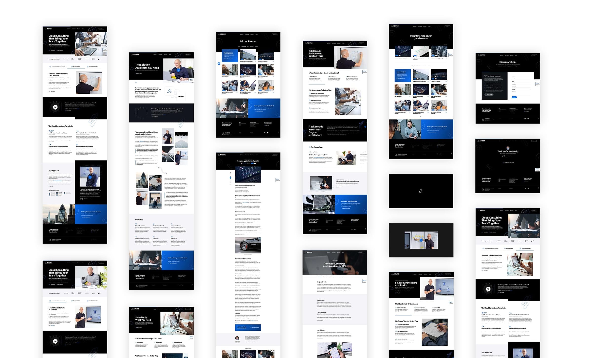 Assure Cloud Consulting design mock-up 4