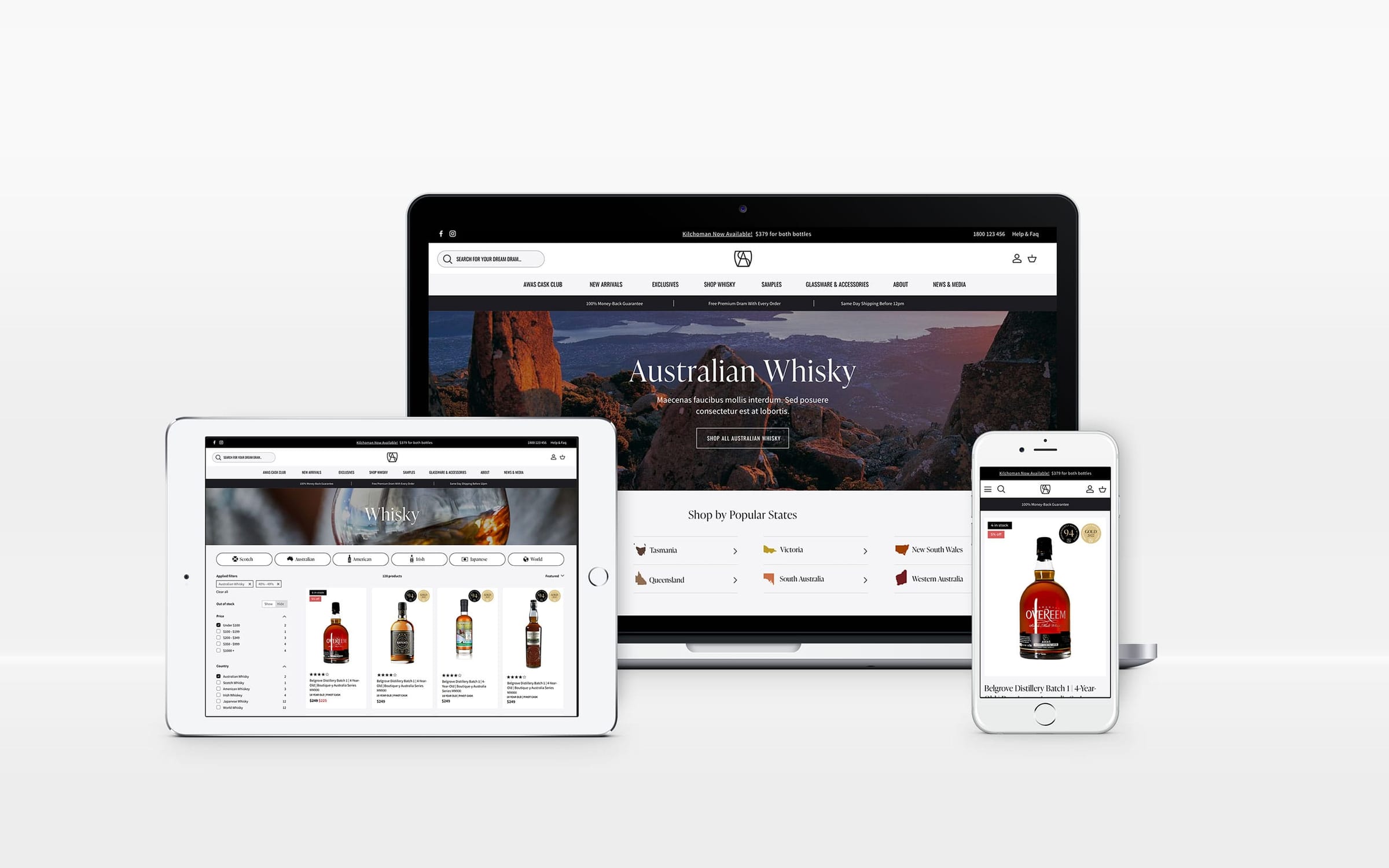 AWAS - Migration from WooCommerce to Shopify for a whisky society