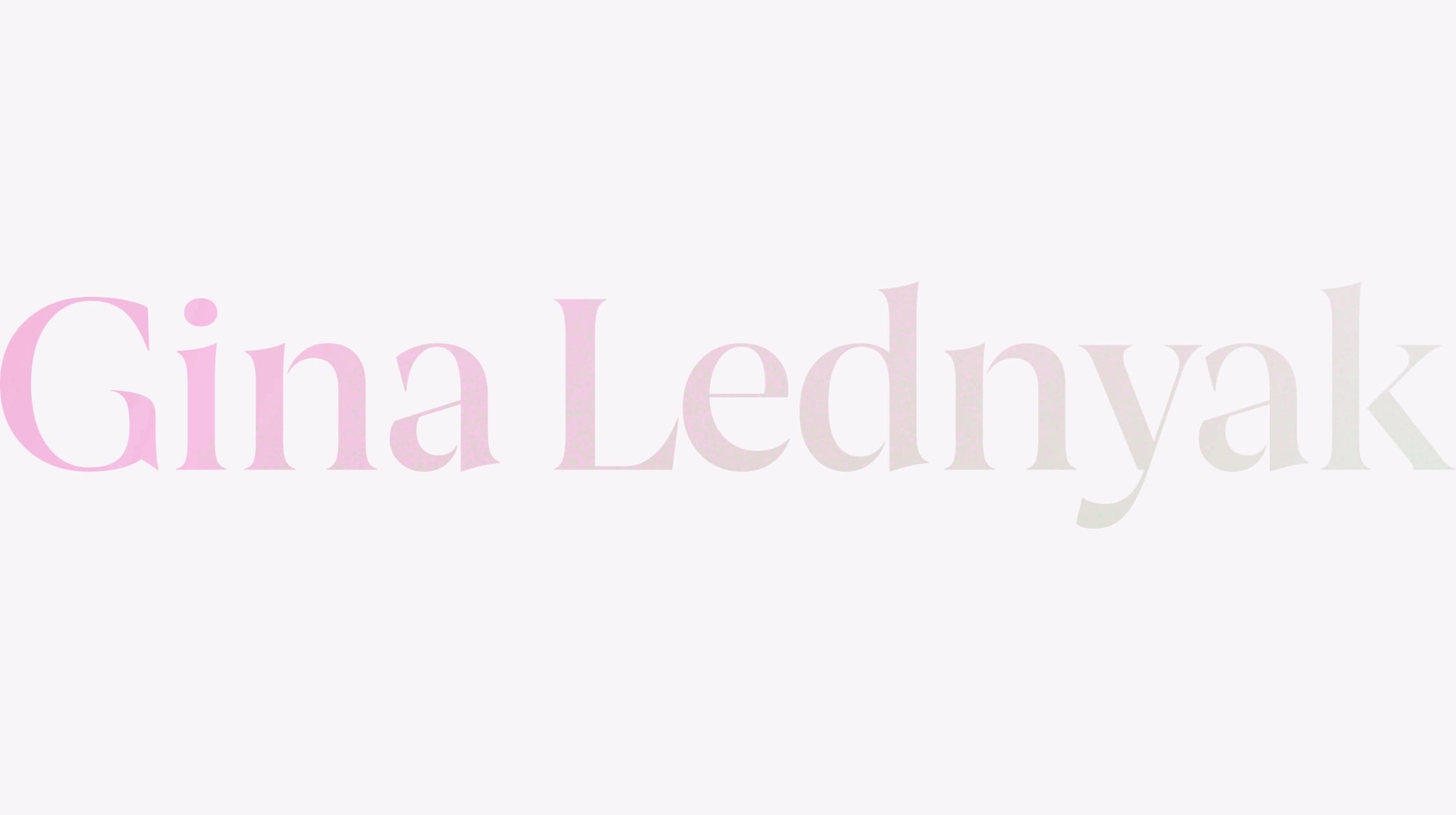 Gina Lednyak design mock-up 1