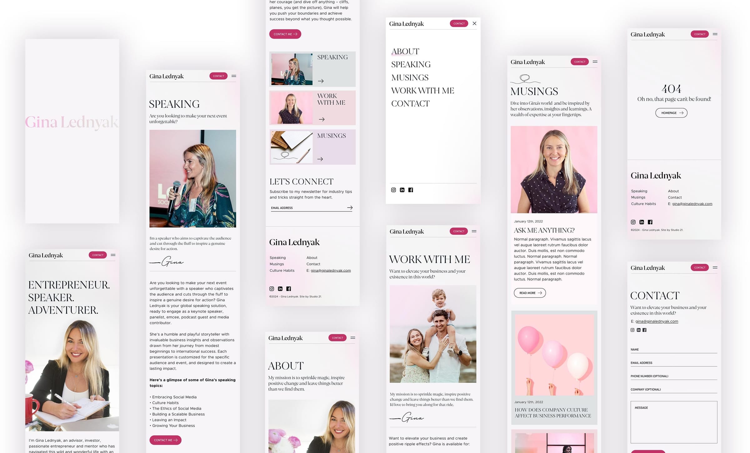 Gina Lednyak design mock-up 5