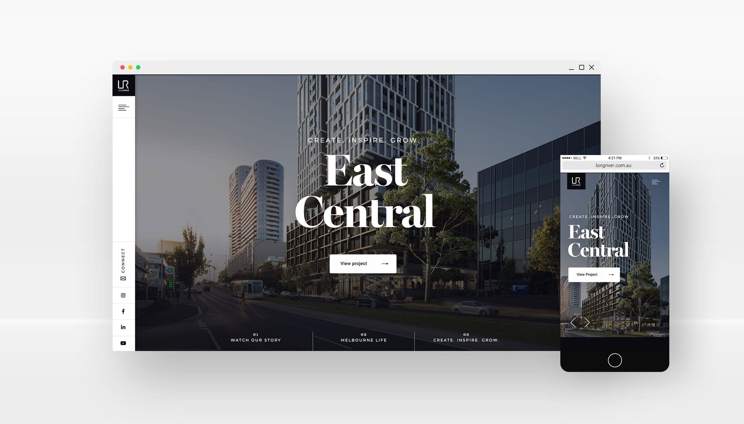 Longriver design mock-up 3