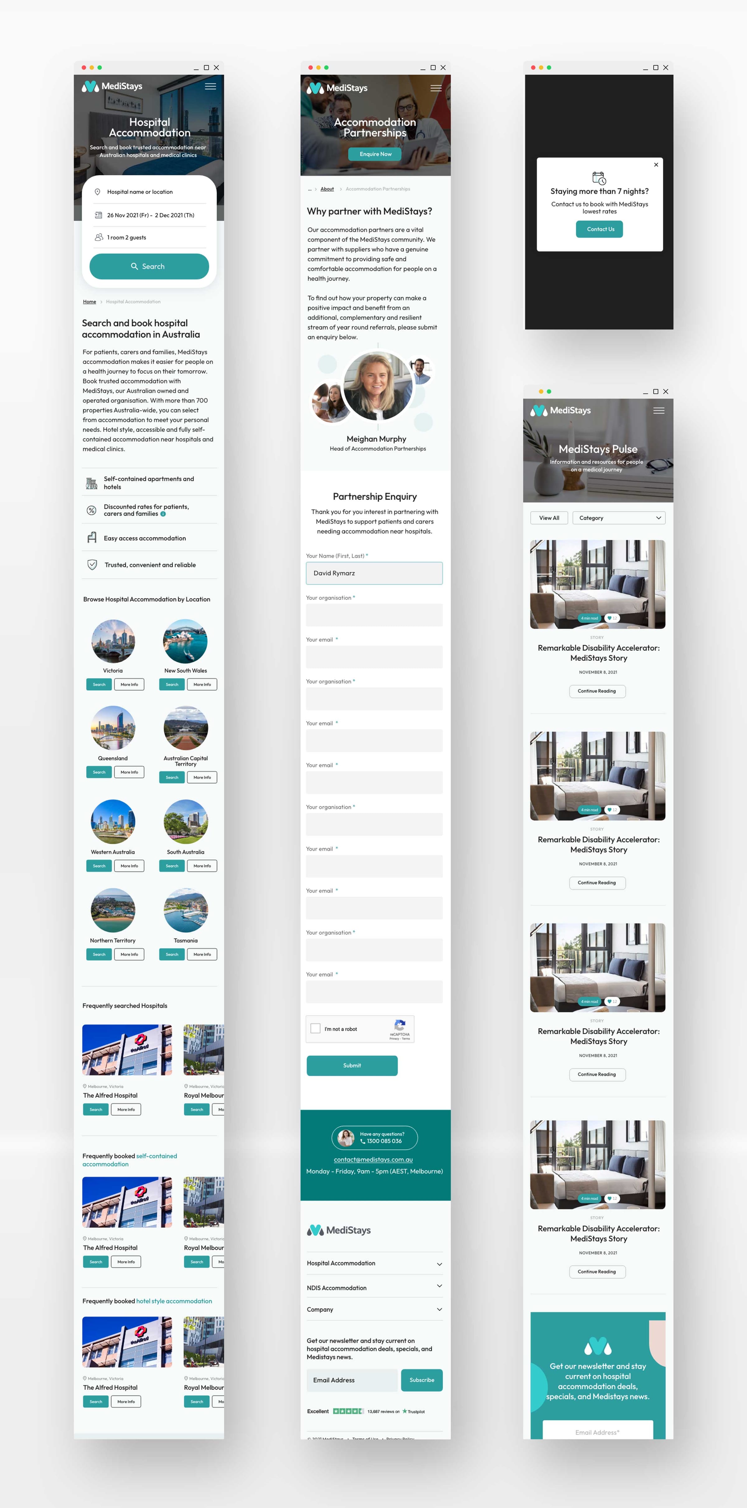 MediStays design mock-up 7