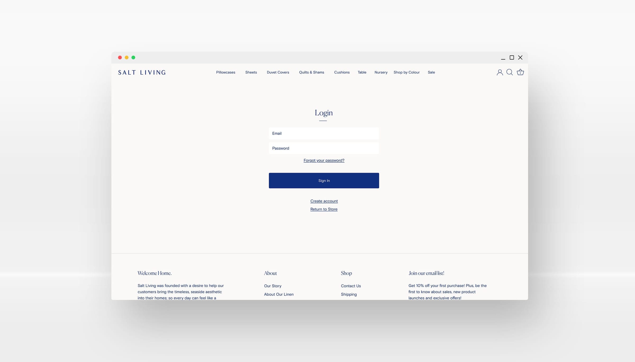 Salt Living design mock-up 9