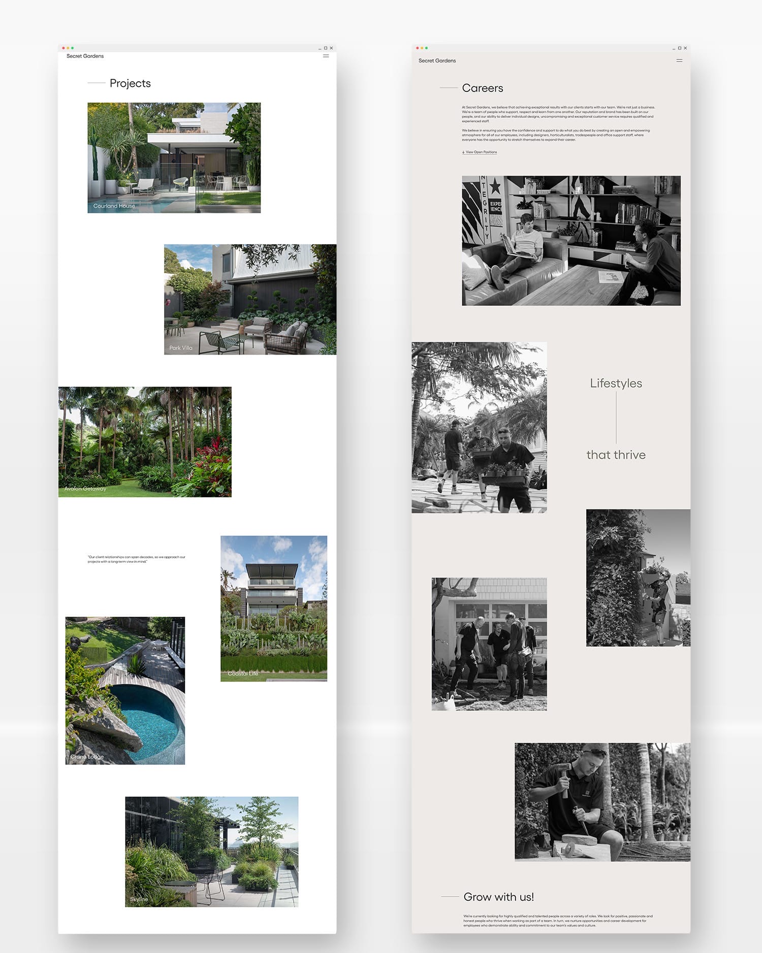 Secret Gardens design mock-up 4