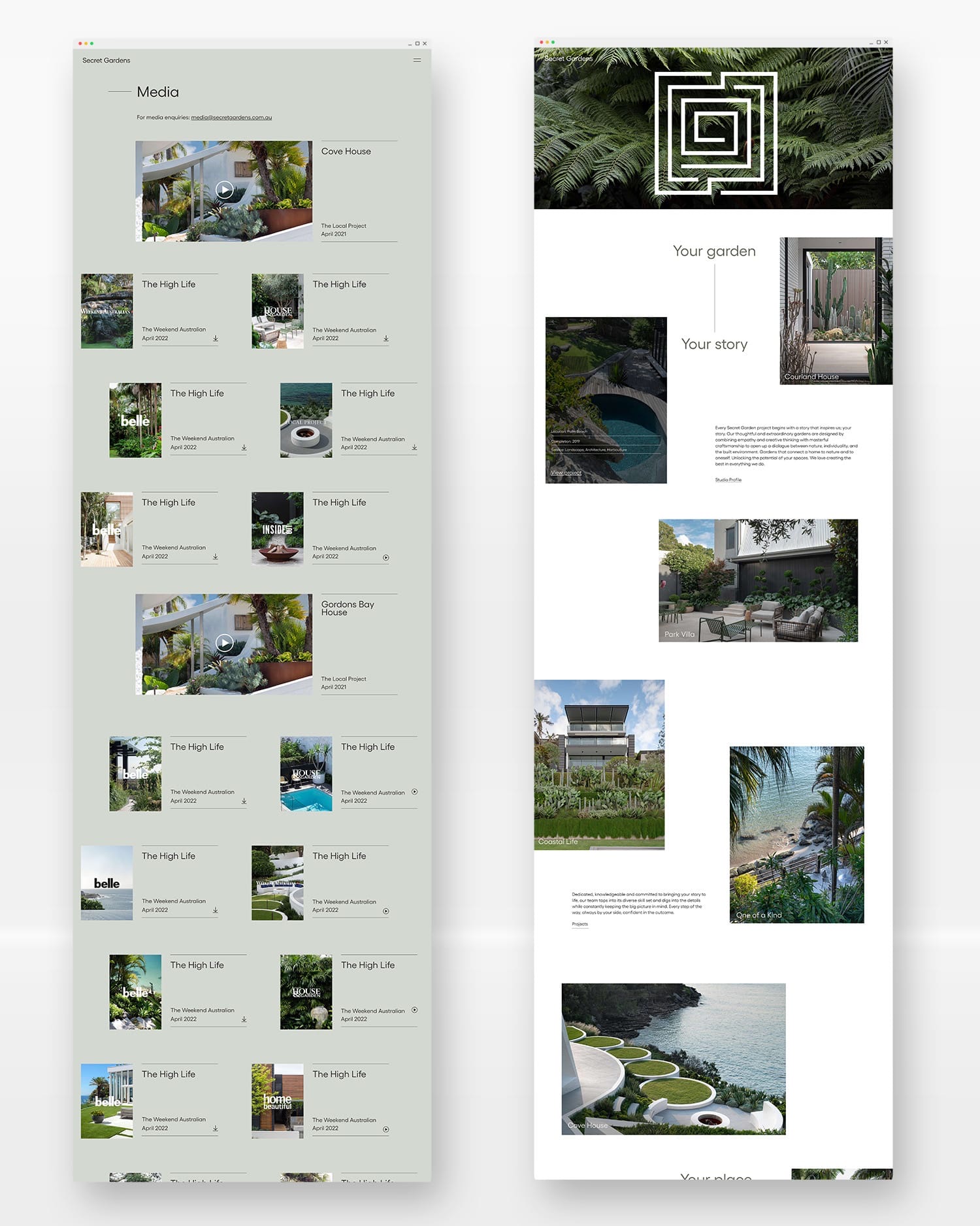 Secret Gardens design mock-up 5