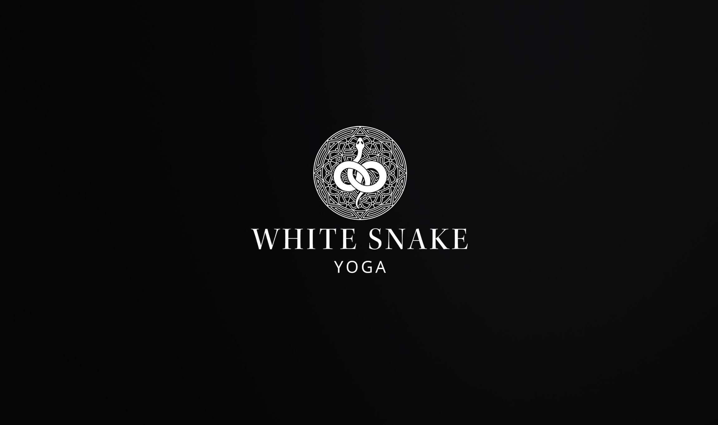White Snake Yoga design mock-up 2